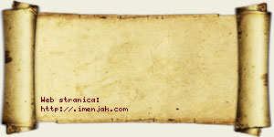 Una Selenić vizit kartica